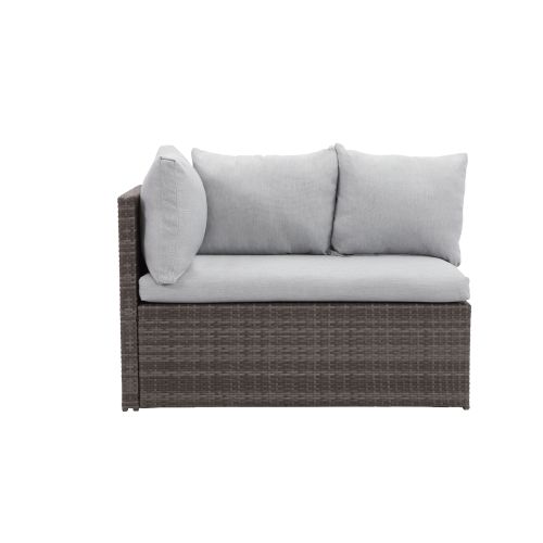 7-Pieces Outdoor Dining Sectional Sofa Set