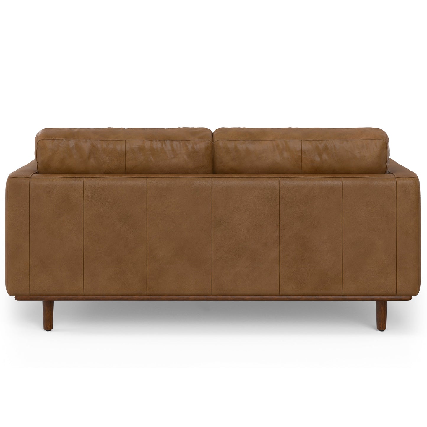 Luminae 72" Upholstered Sofa with 2 Bolster Pillows and Loose Back Cushions