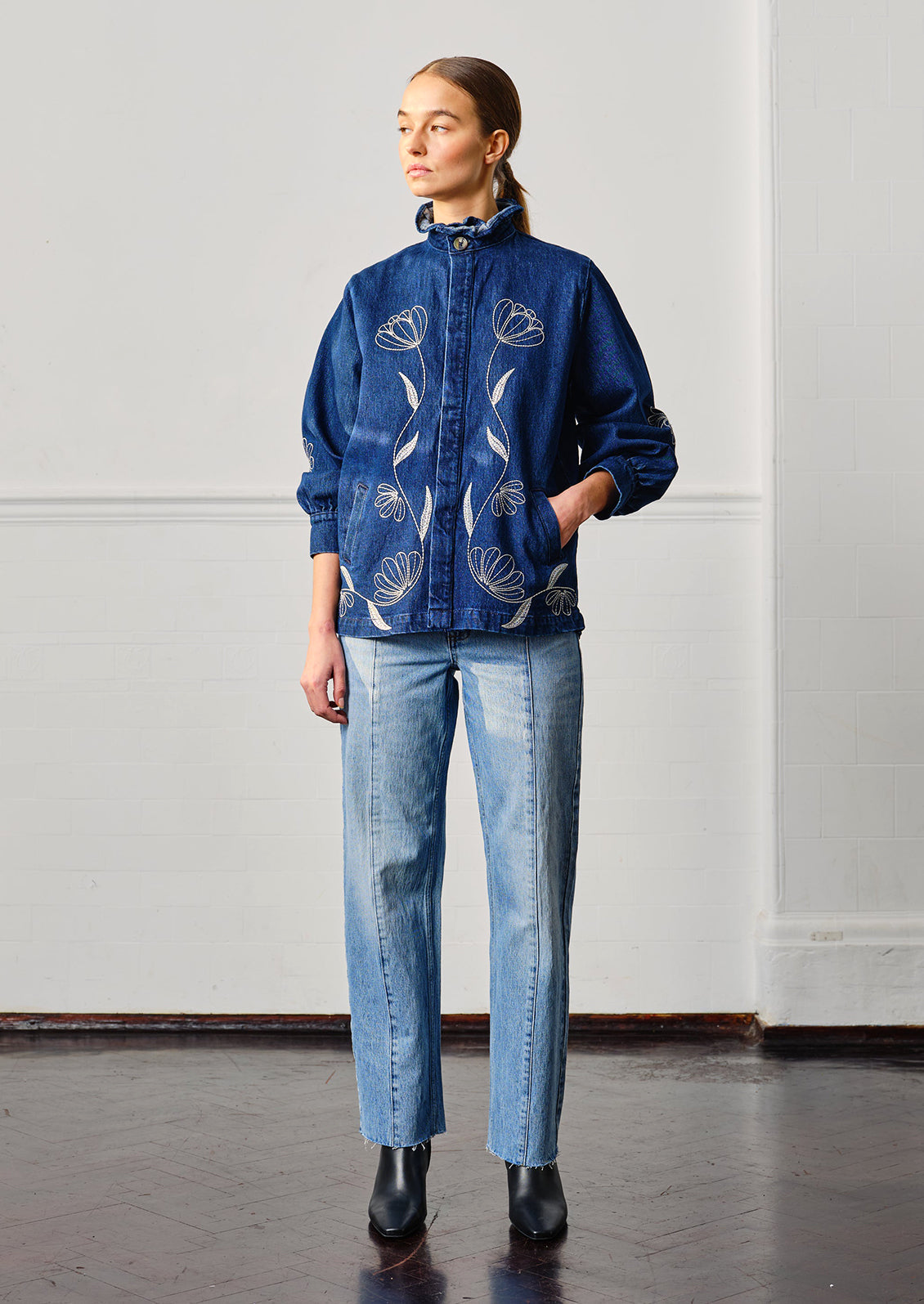 Flor Pablo Chore Jacket