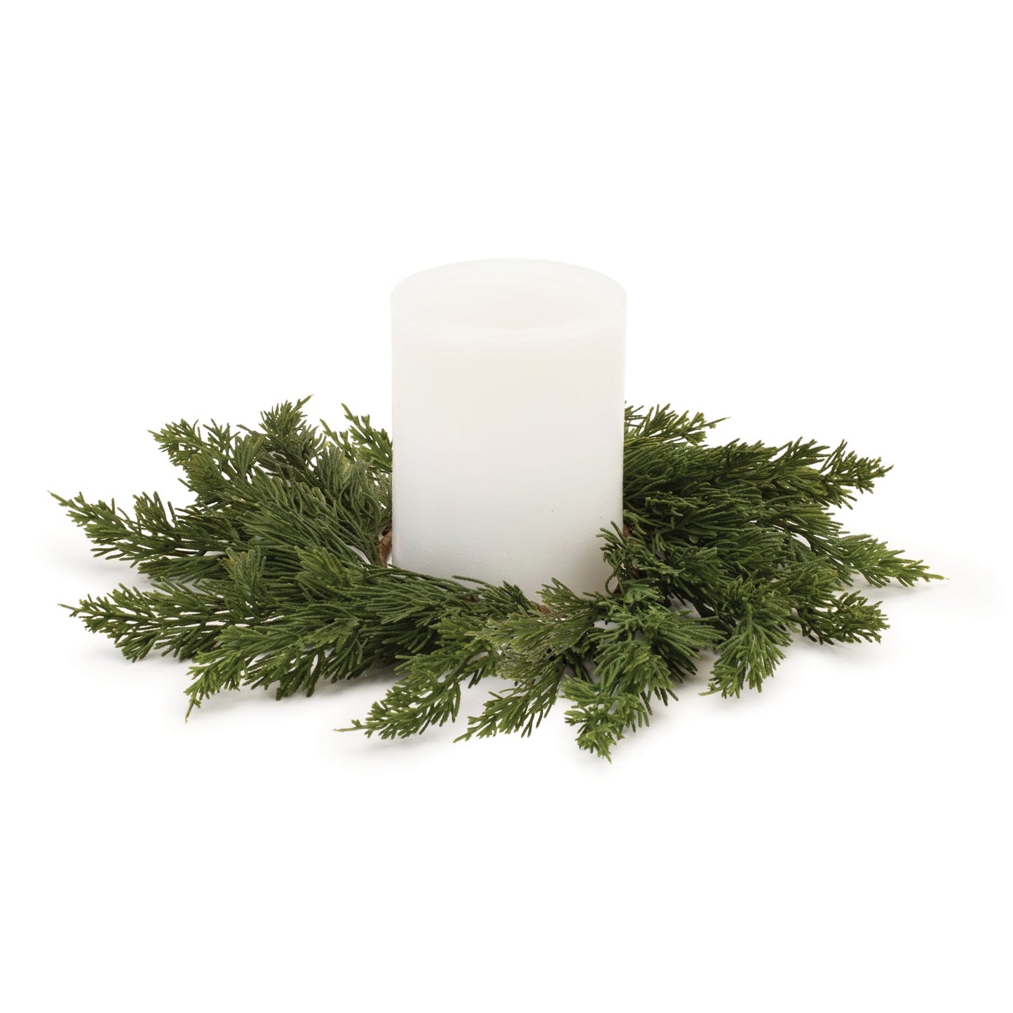 Pine Candle Ring, Set of 2