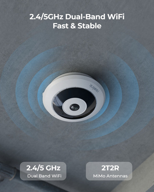 Reolink 6MP WiFi 360° Panoramic Fisheye Camera FE-W (White)