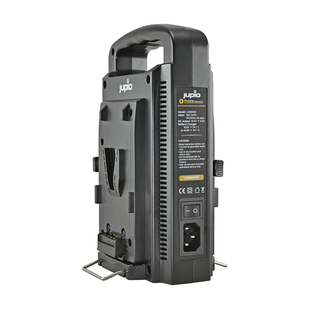 Jupio Portable Dual Charger Adapter For V-Mount Batteries