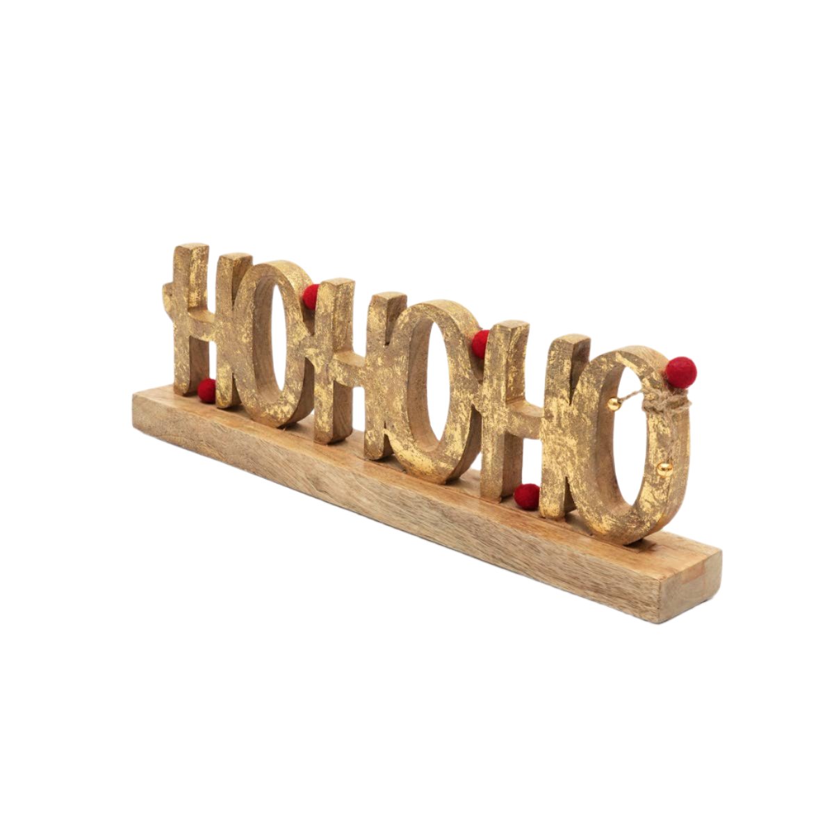 Ho Ho Ho Wooden Table Top Sign