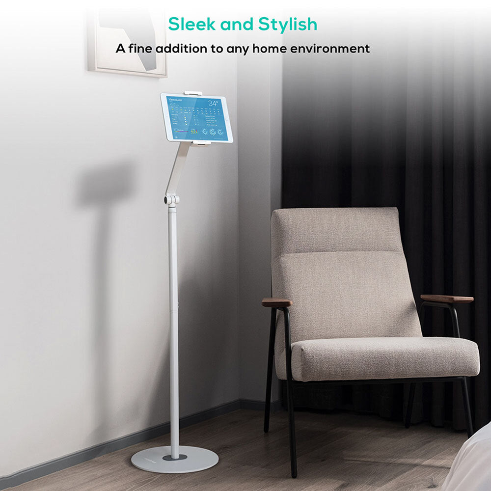 Activiva Universal iPad & Tablet Floor Stand 1.3m (4.7-12.9") White