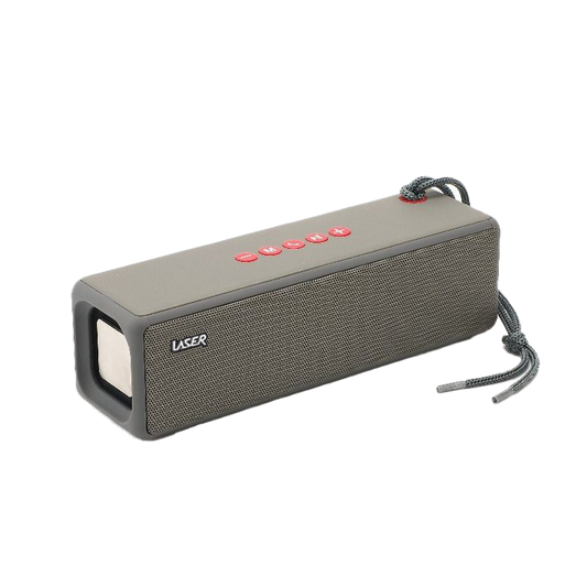 Laser Portable Bluetooth Bar Speaker with TWS Stereo & Built-in Mic (Grey)