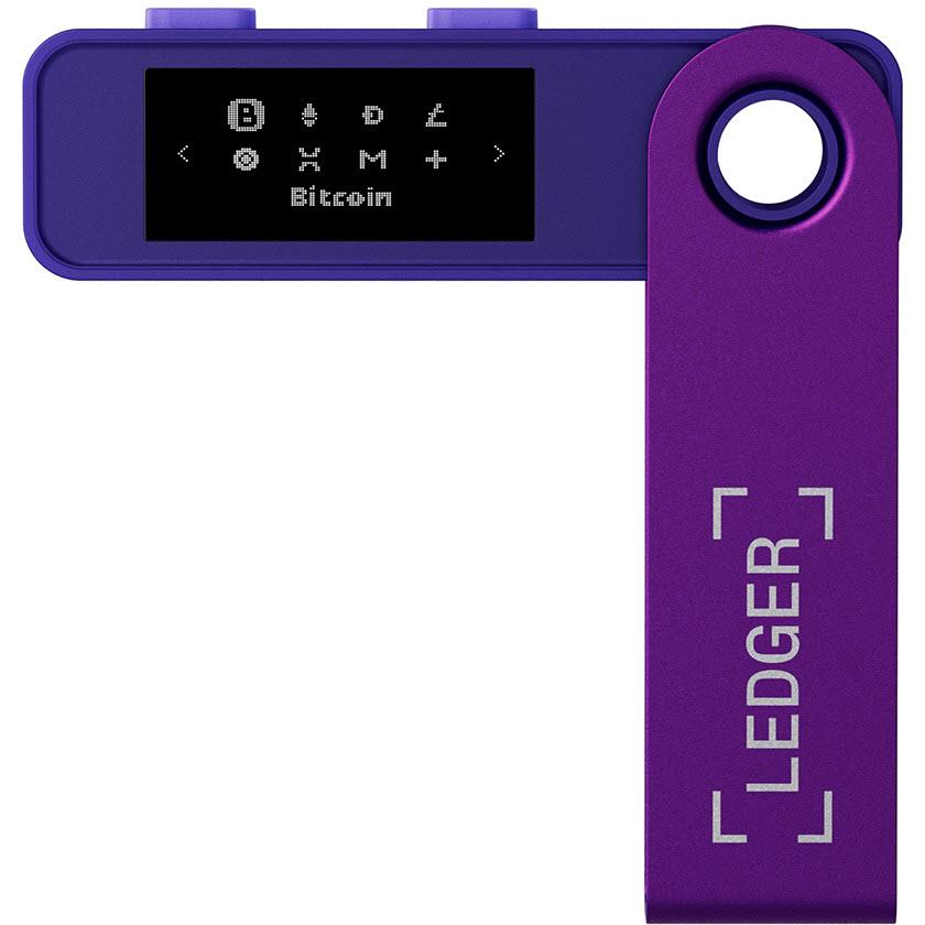 Ledger Nano S Plus Digital Wallet (Amethyst Purple)