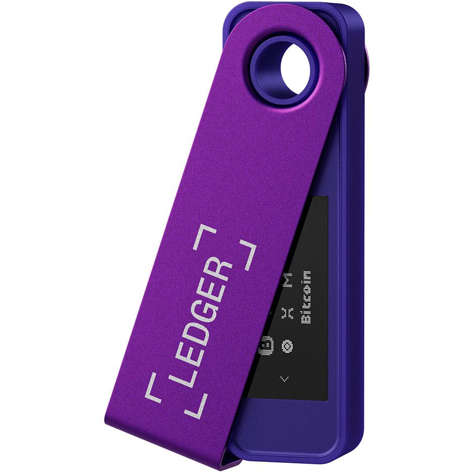 Ledger Nano S Plus Digital Wallet (Amethyst Purple)