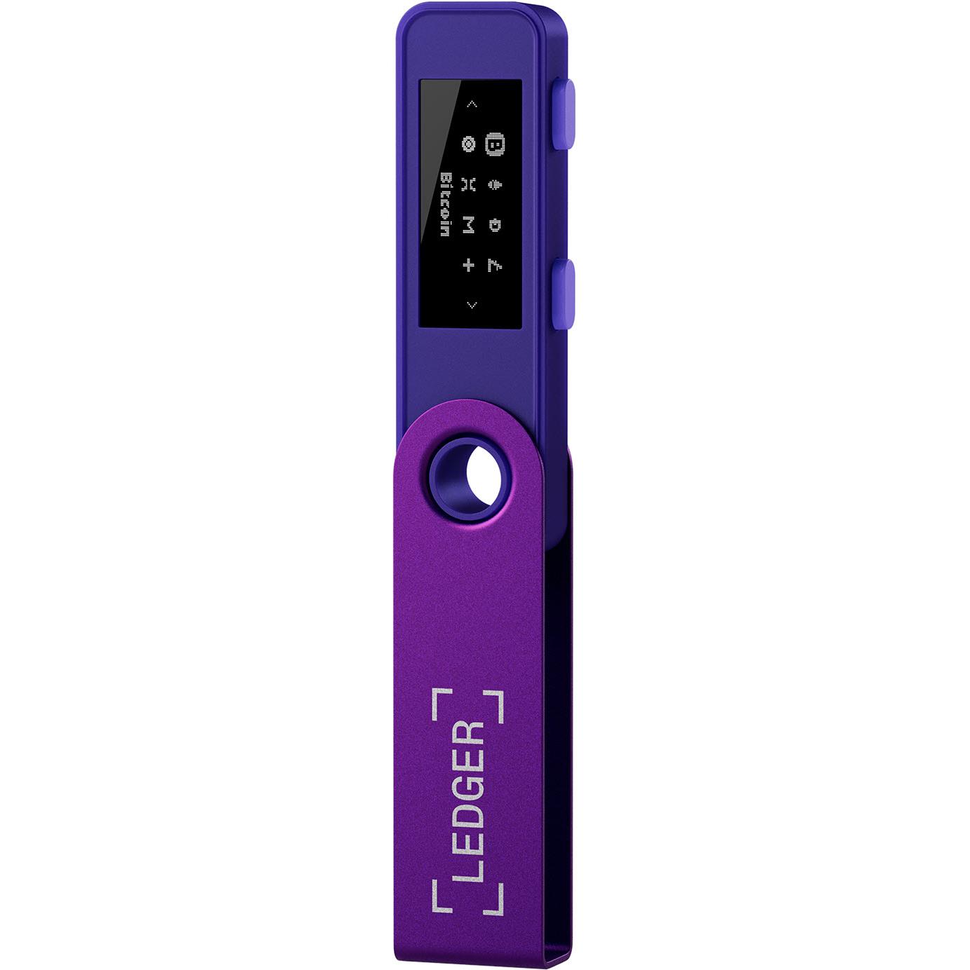 Ledger Nano S Plus Digital Wallet (Amethyst Purple)