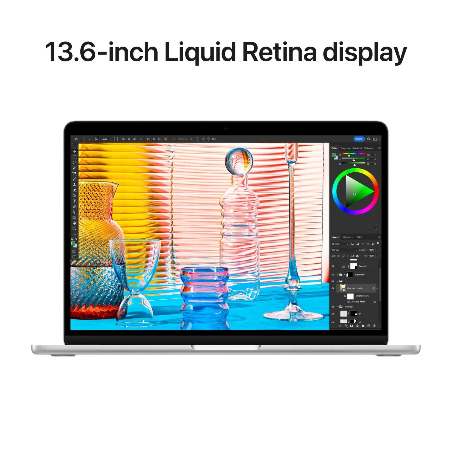 Apple MacBook Air 13-inch with M2 Chip, 256GB/16GB (Silver)[2024]