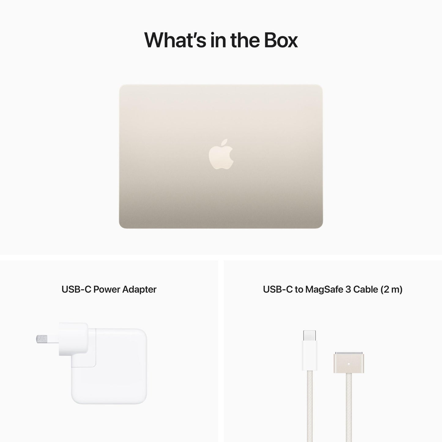 Apple MacBook Air 13-inch with M2 Chip, 256GB/16GB (Starlight)[2024]
