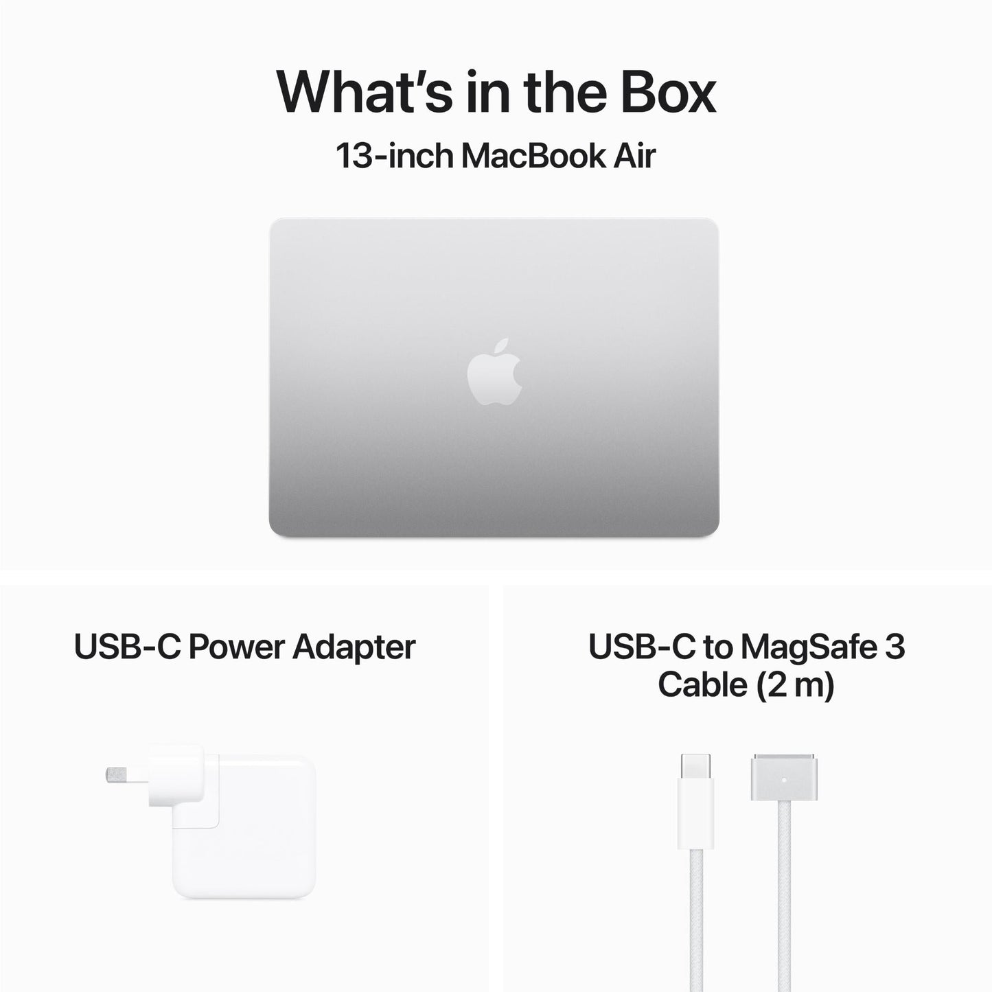 Apple MacBook Air 13-inch with M3 Chip, 256GB/16GB  (Silver)