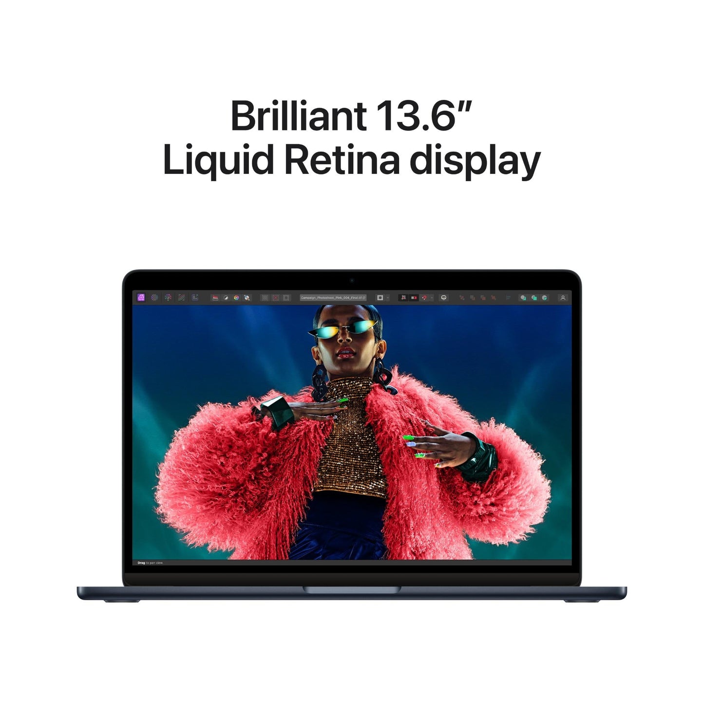 Apple MacBook Air 13-inch with M3 Chip, 512GB/24GB (Midnight)