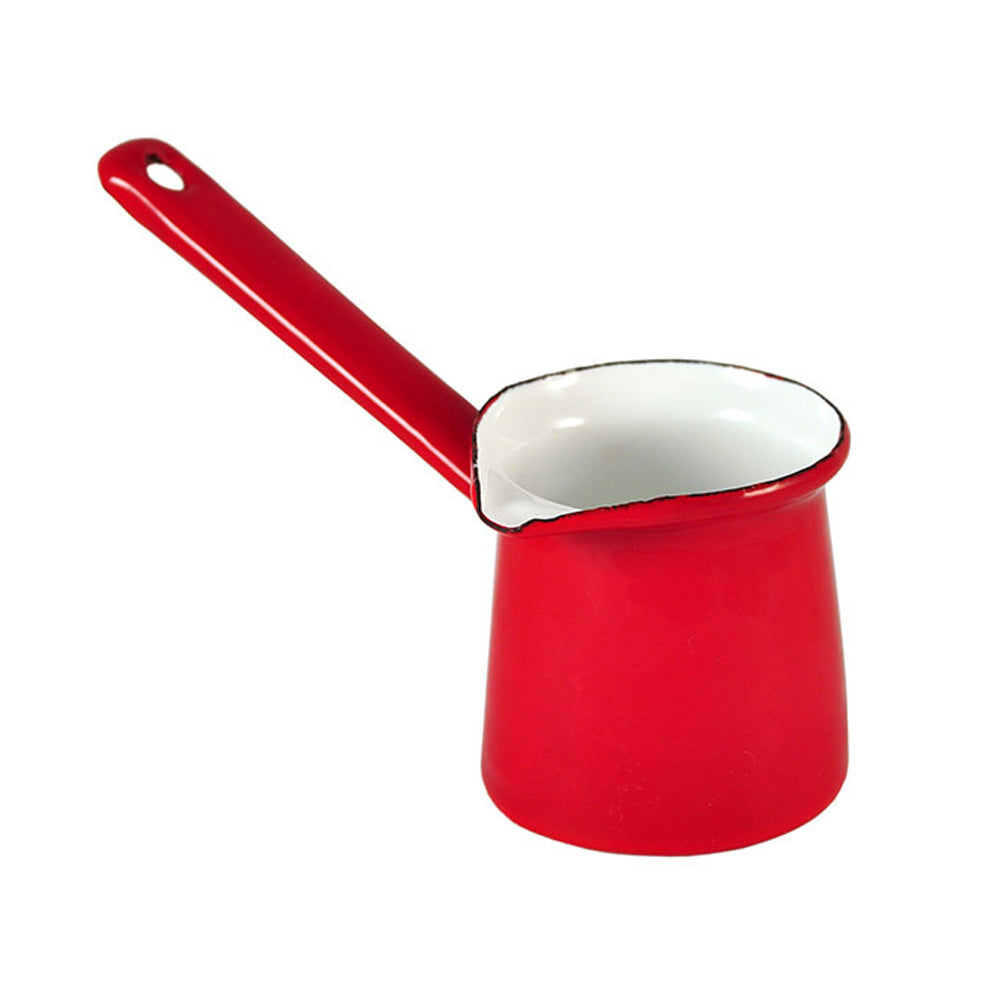 Urban Style 125ml Enamelware Turkish 3 Coffee Pot (Red)