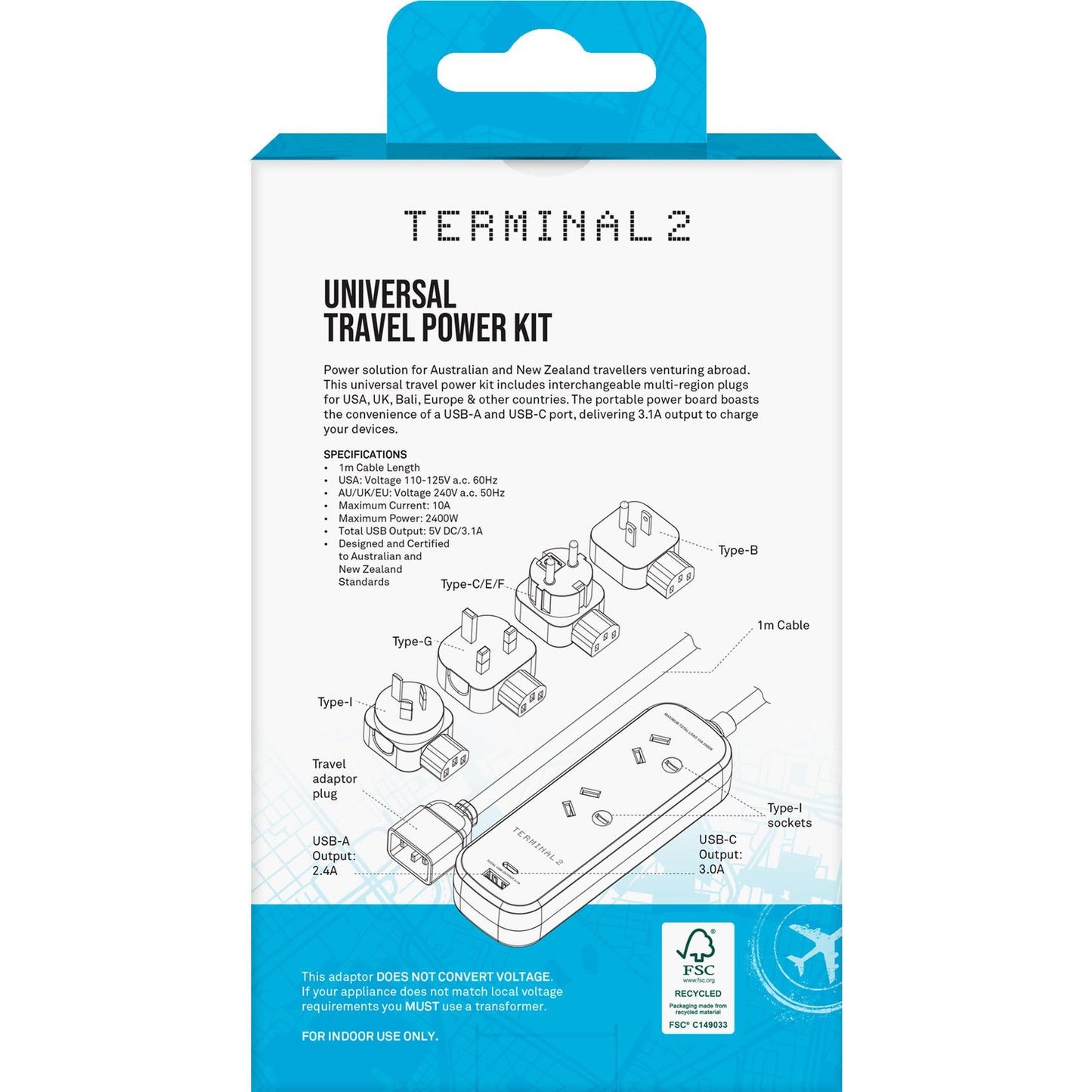 Terminal 2 Universal Portable Power Kit