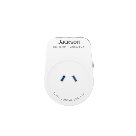 Jackson Outbond Universal Travel Adapter with USB-A/C
