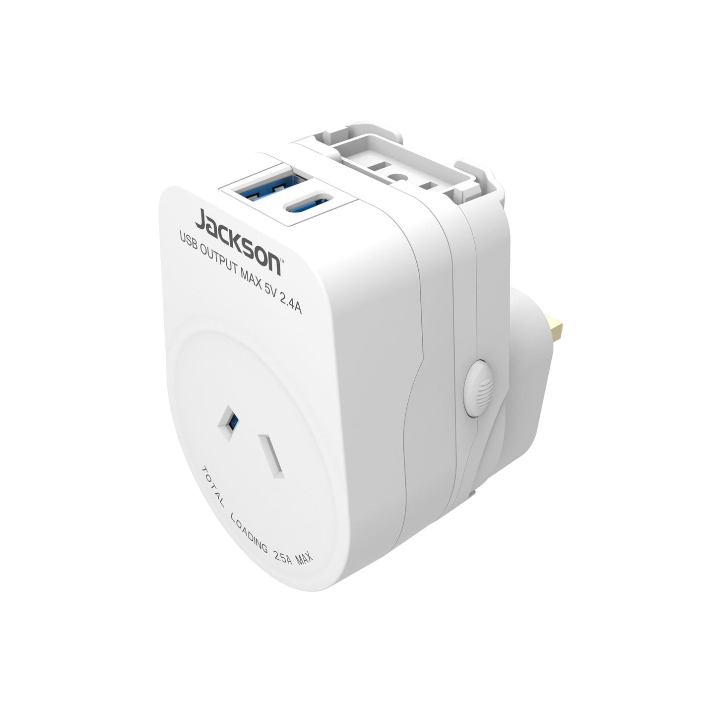 Jackson Outbond Universal Travel Adapter with USB-A/C