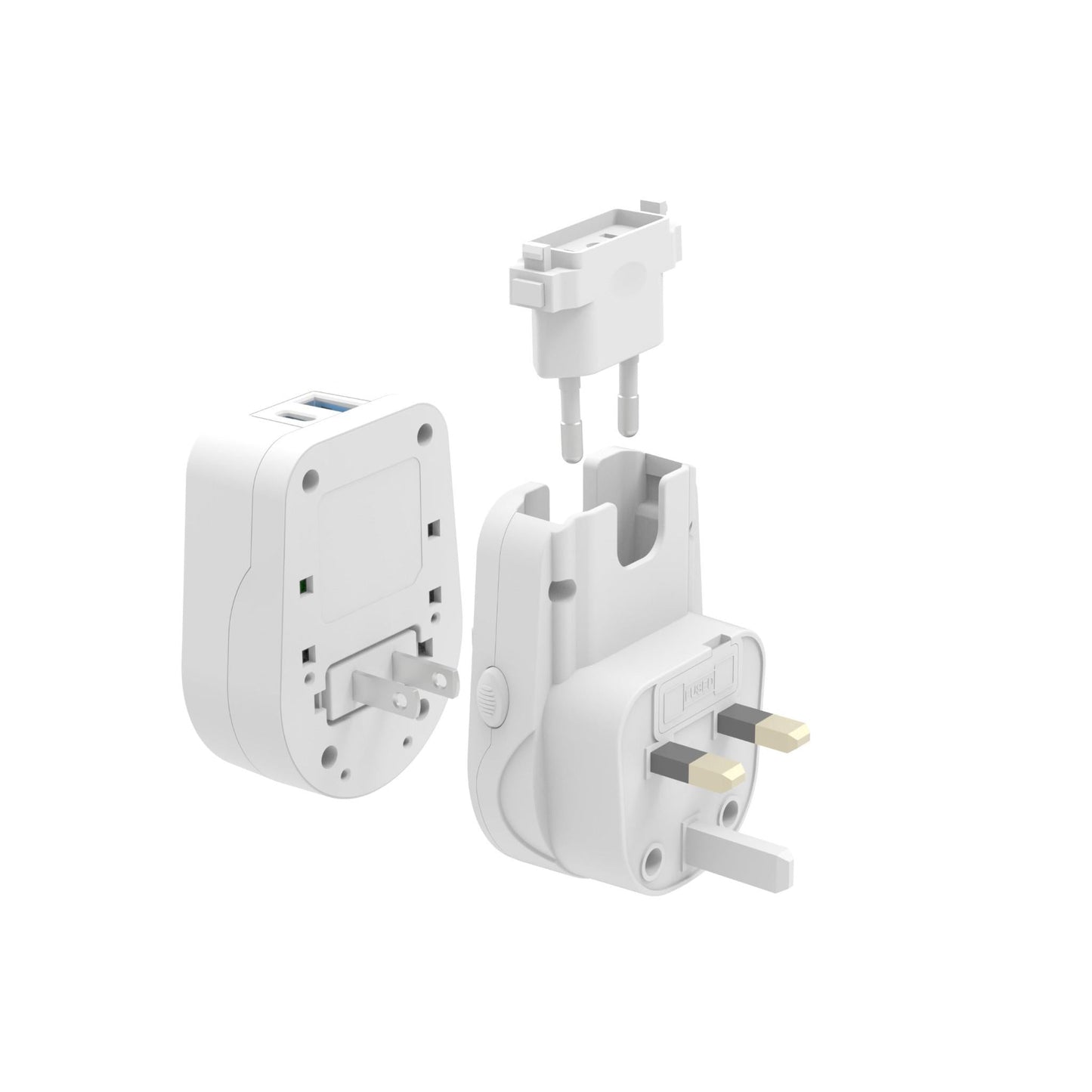 Jackson Outbond Universal Travel Adapter with USB-A/C