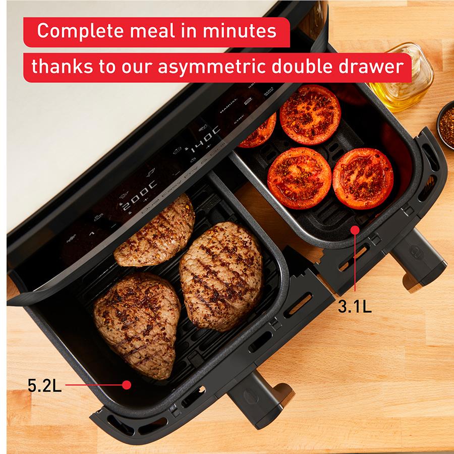 Tefal 8.3L Dual Easy Fry Essential Air Fryer