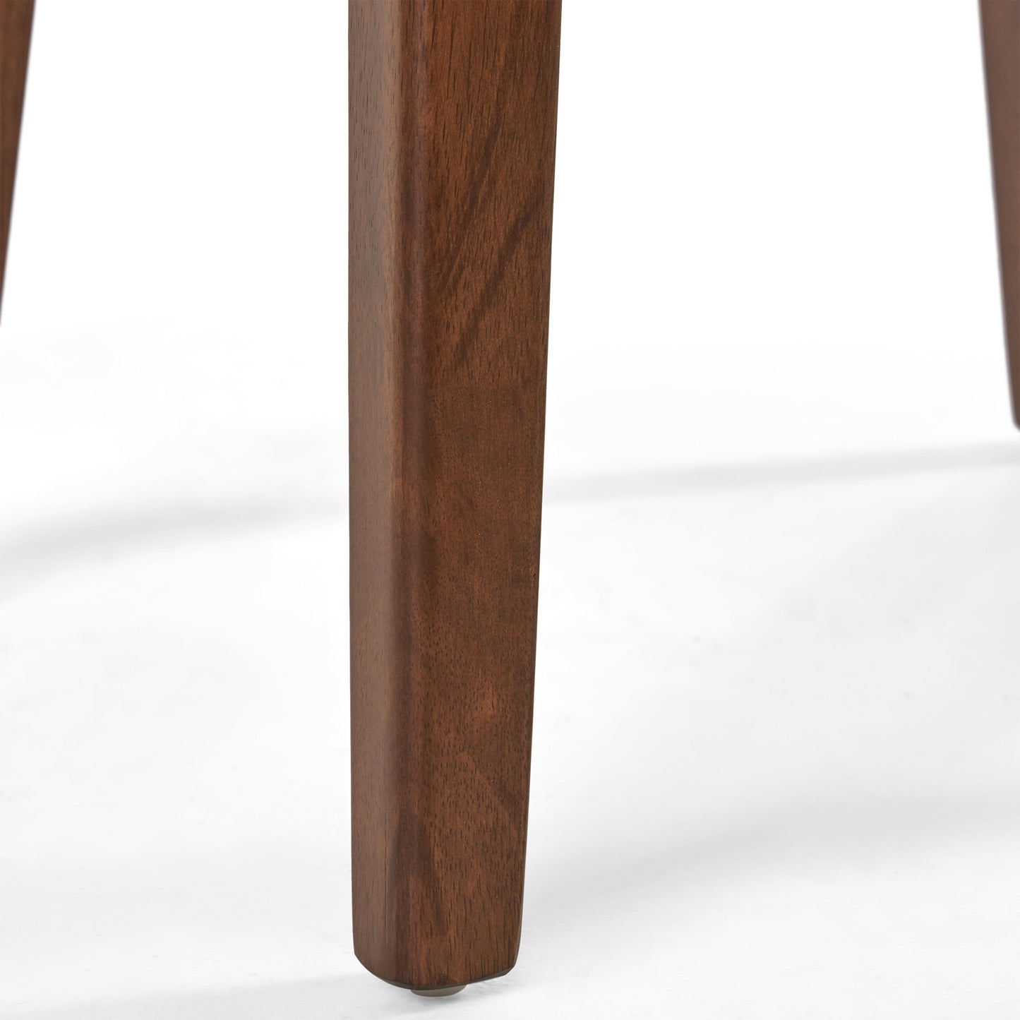 Wood Counter Stool with Armless Design and Footrest, Set of 2