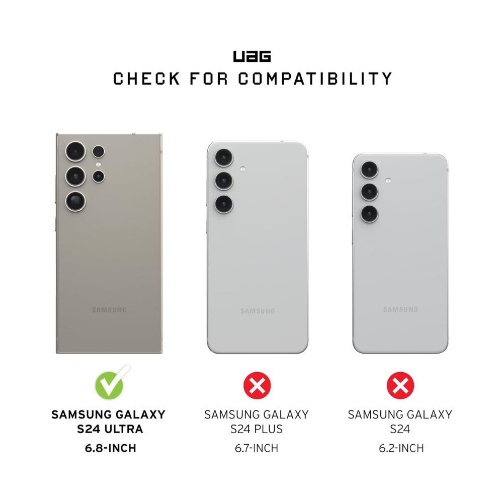 UAG Pathfinder Clear Magnet for Samsung S24 Ultra (Ice)
