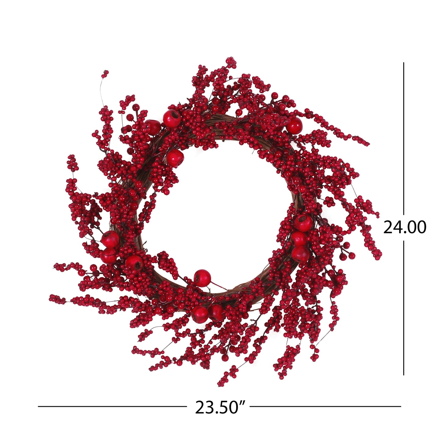 Ortis 23.5-inch Mixed Berry Wreath
