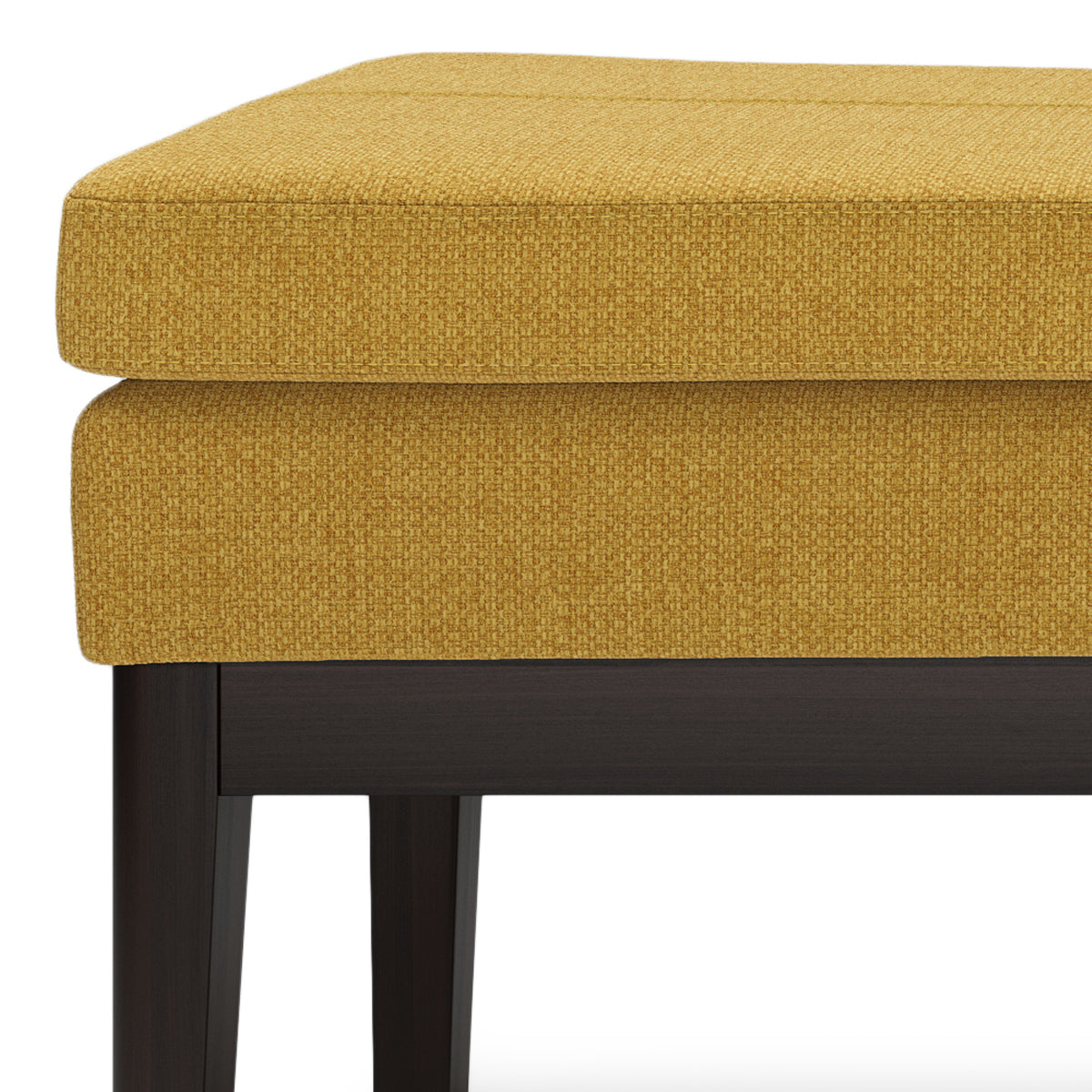 Nocturne 45.28" Ottoman Bench with Stitching Detail