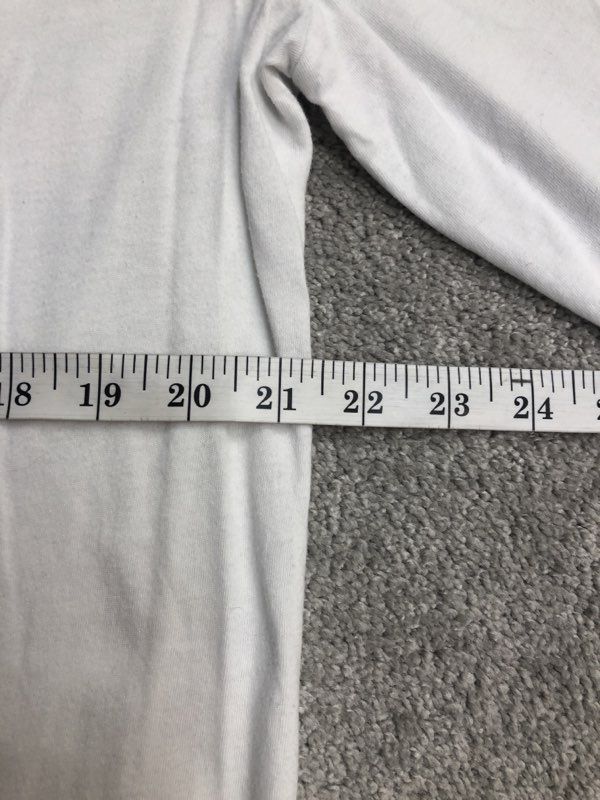 Under Armour Shirts Mens Large White Crew Neck Tee Spell Out Logo Loose Fit