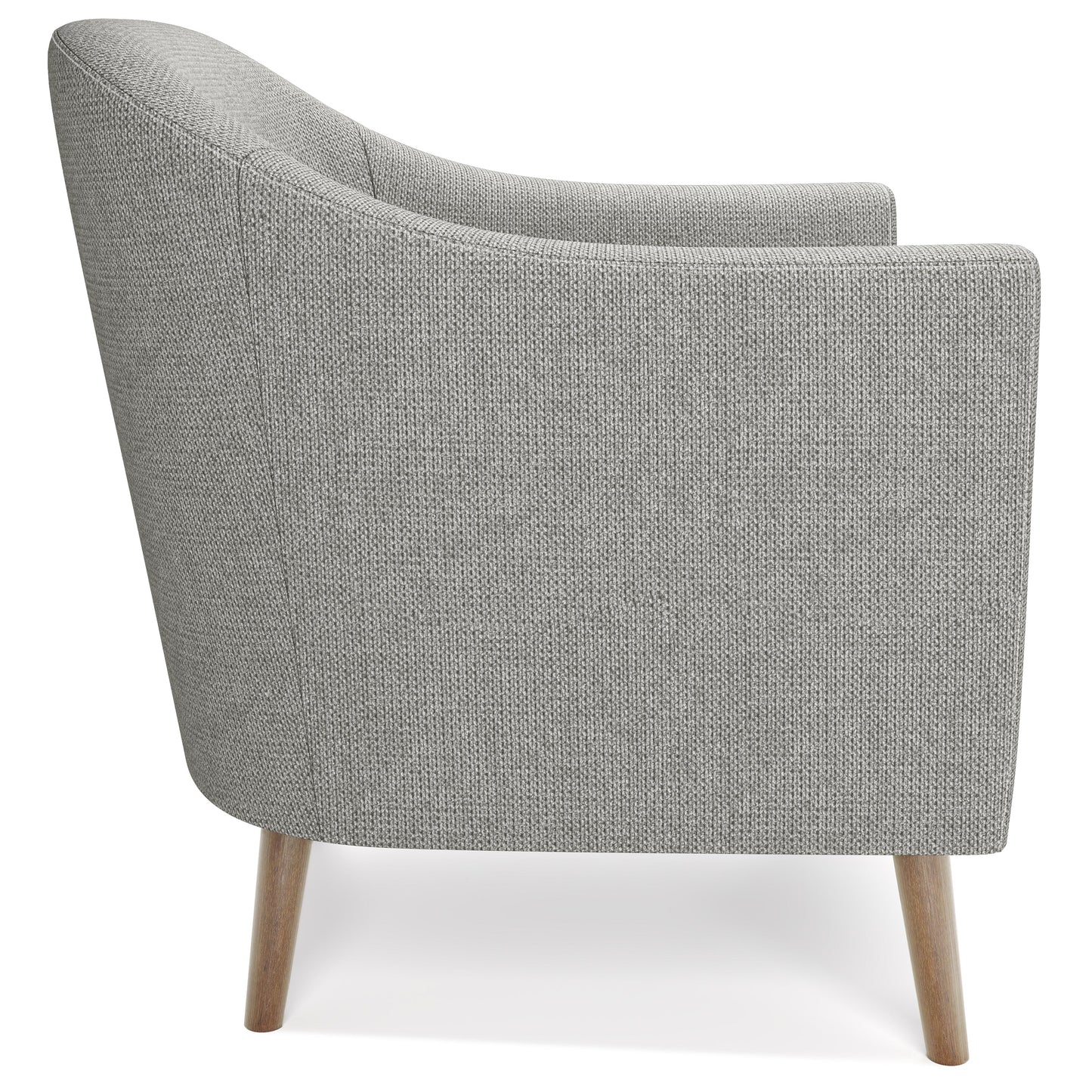 Inspiration Upholstered Armchair with Curved Back and Removable Seat Cushion