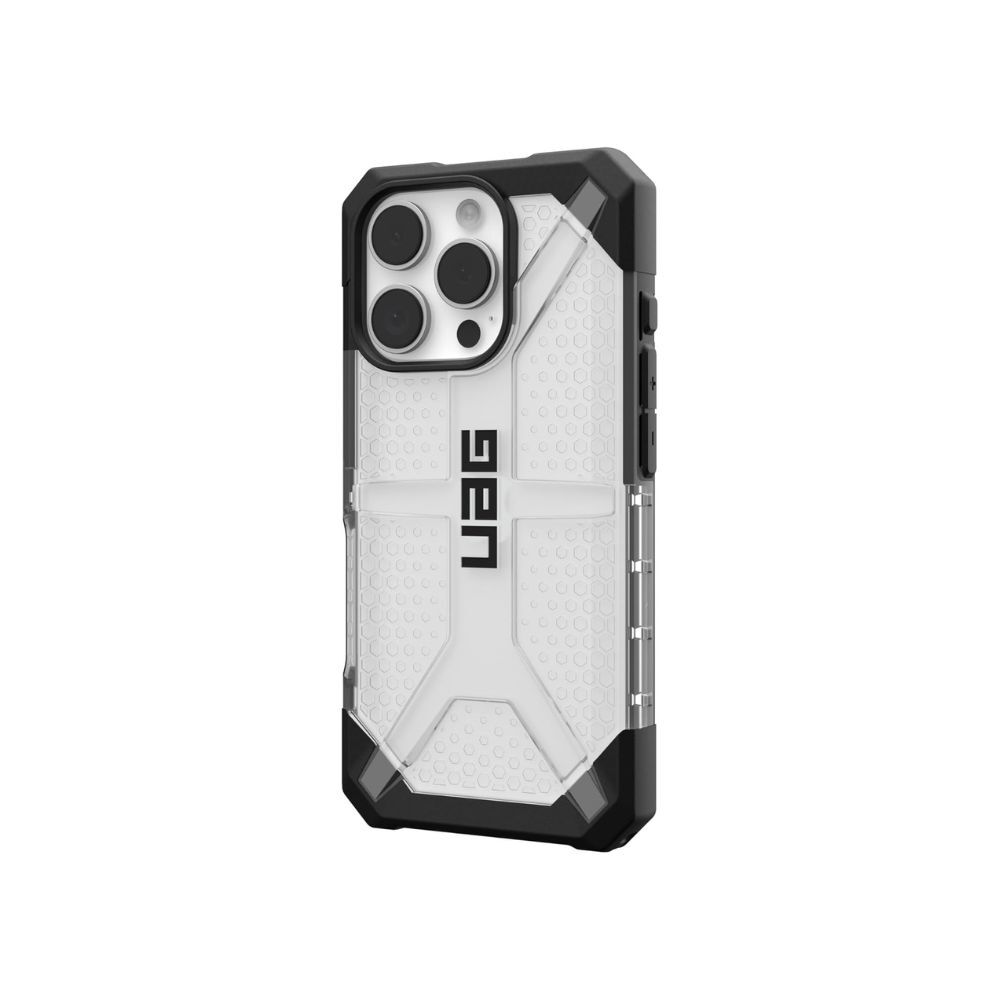 URBAN ARMOR GEAR Plasma Case for iPhone 16 Pro - Drop-Resistant, Wireless Charging (Clear)
