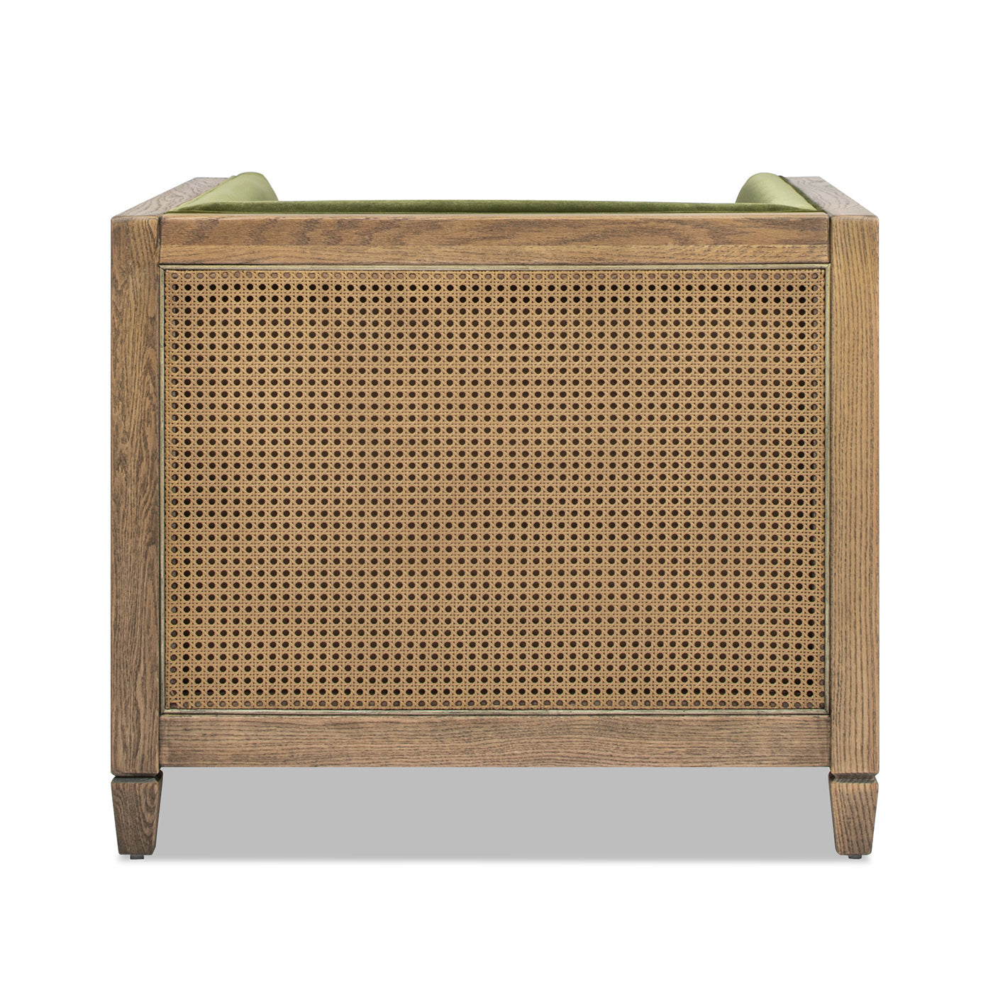 Rattan Accent Chair with Removable Cushion