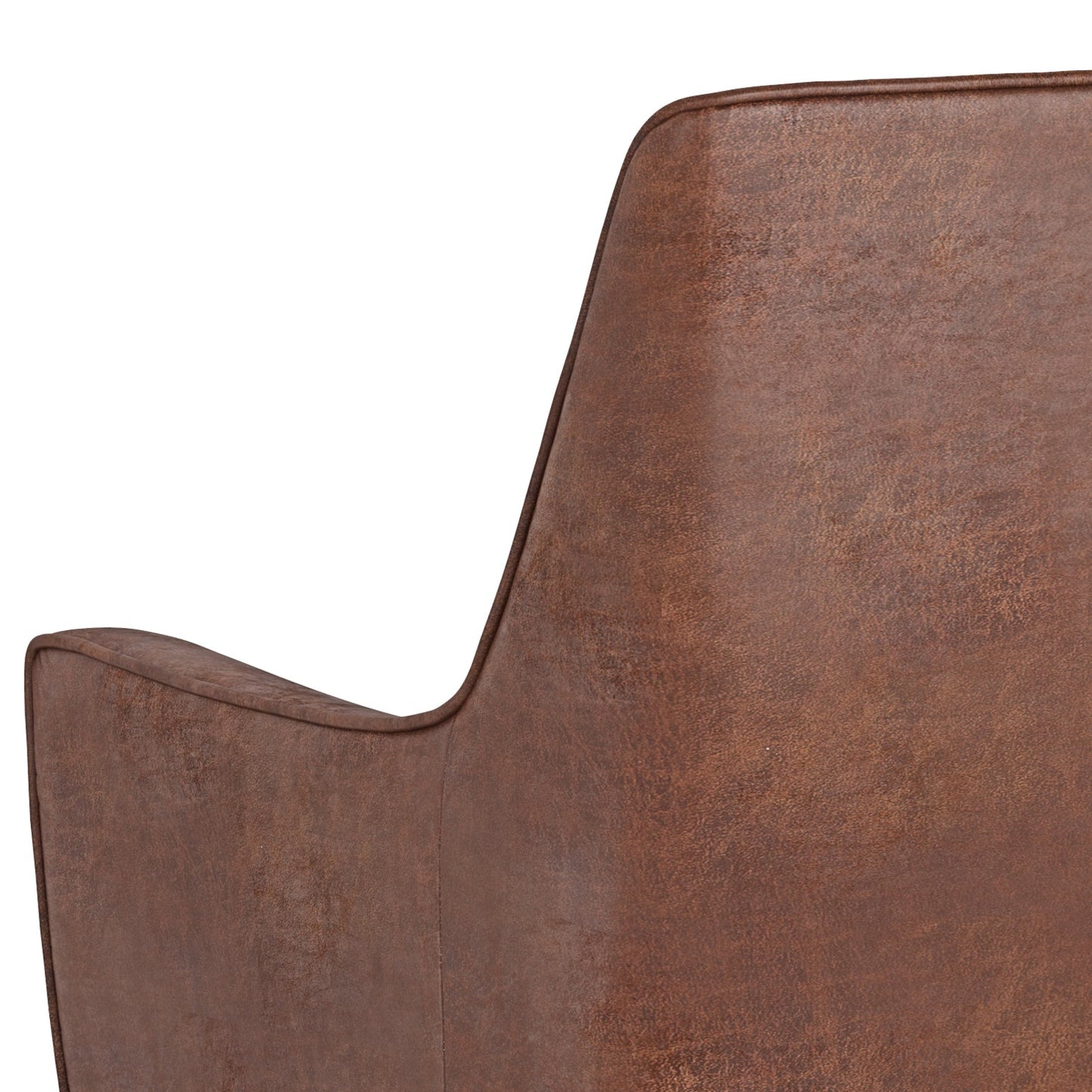 Upholstered Slope Armchair with Removable Cushion Seat