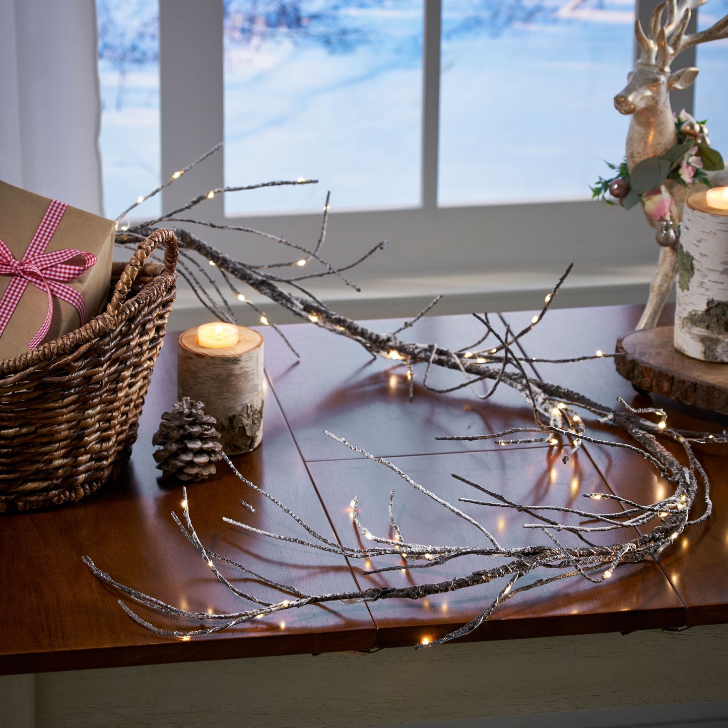 Cyrlo 6 ft Paper Garland with LED Lights