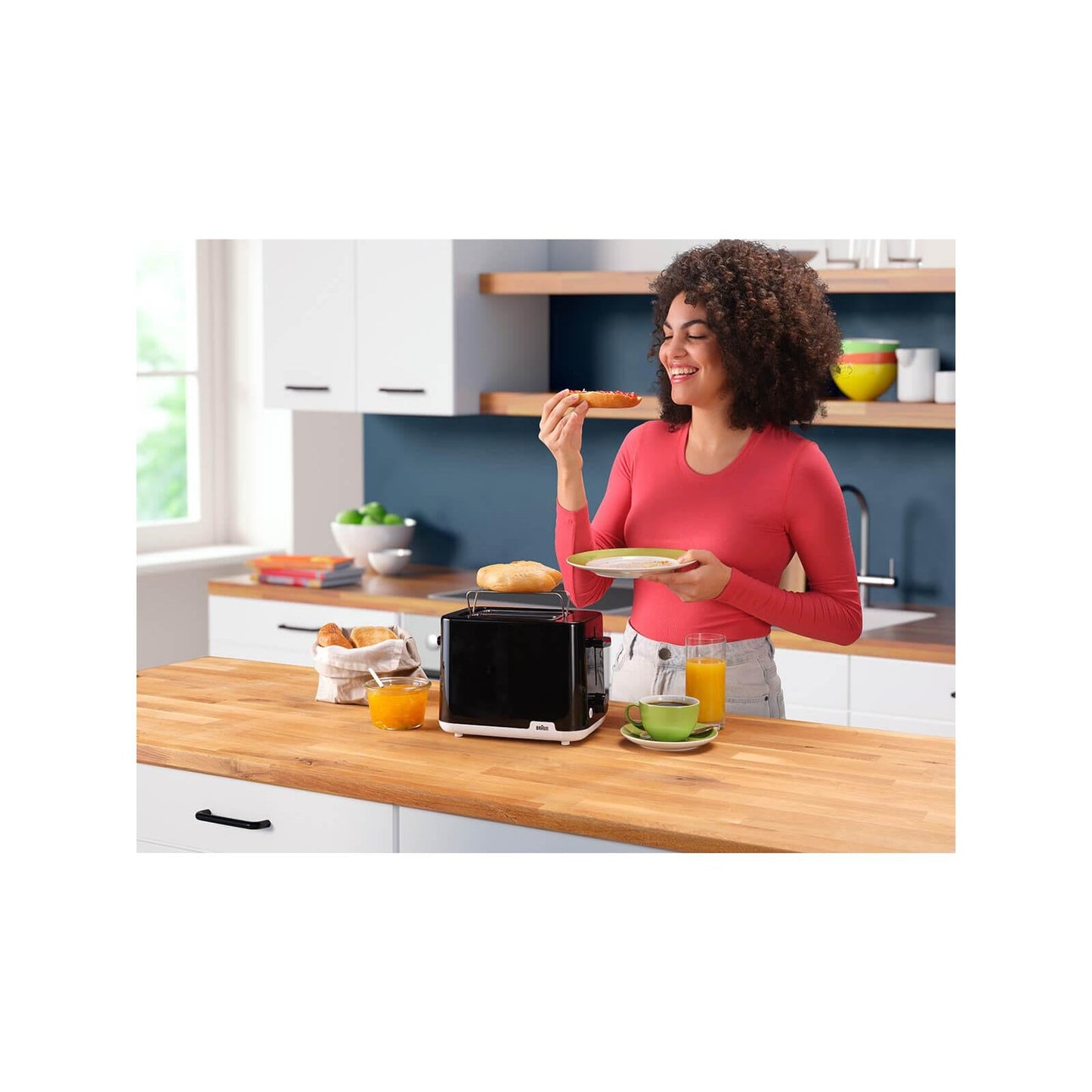 Braun Breakfast1 2 Slice Toaster (Black)