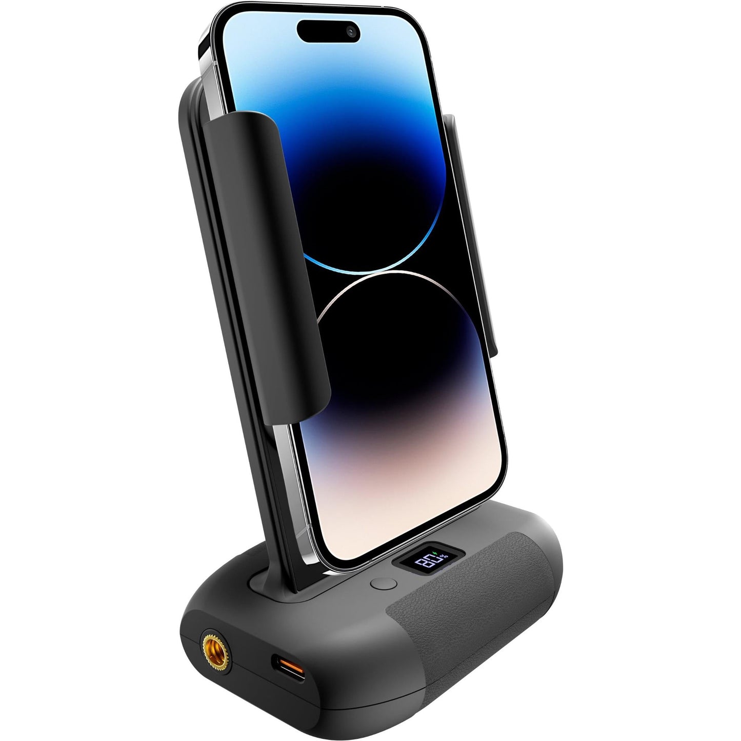 XCD Bluetooth Smart Phone Camera Grip and Charging Stand (Black)