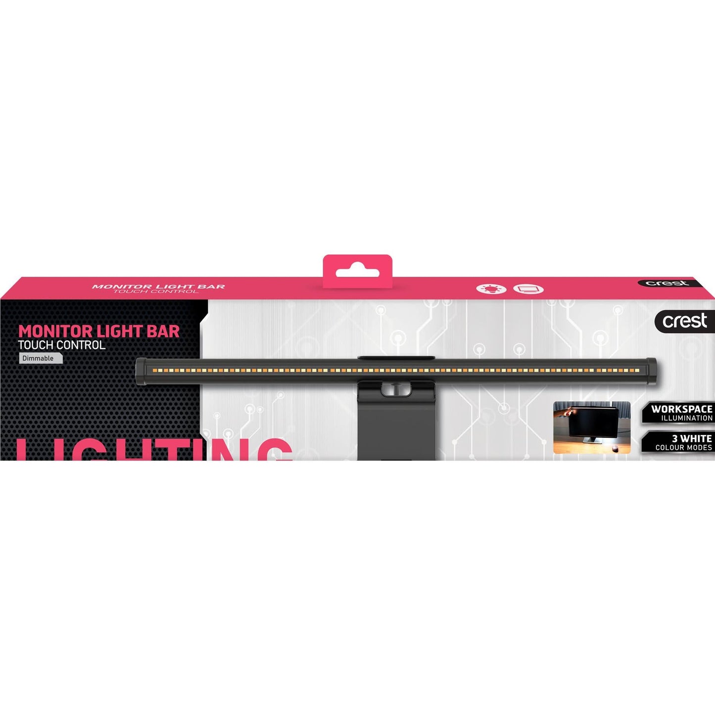Crest Monitor Clamp Mount Light Bar