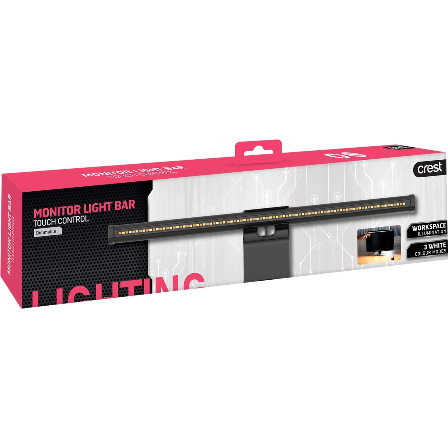 Crest Monitor Clamp Mount Light Bar