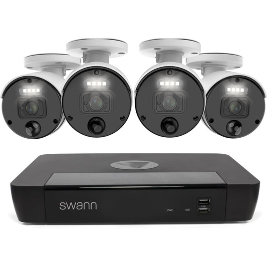 Swann 4K Master Series NVR Security Camera Kit (4 Pack)