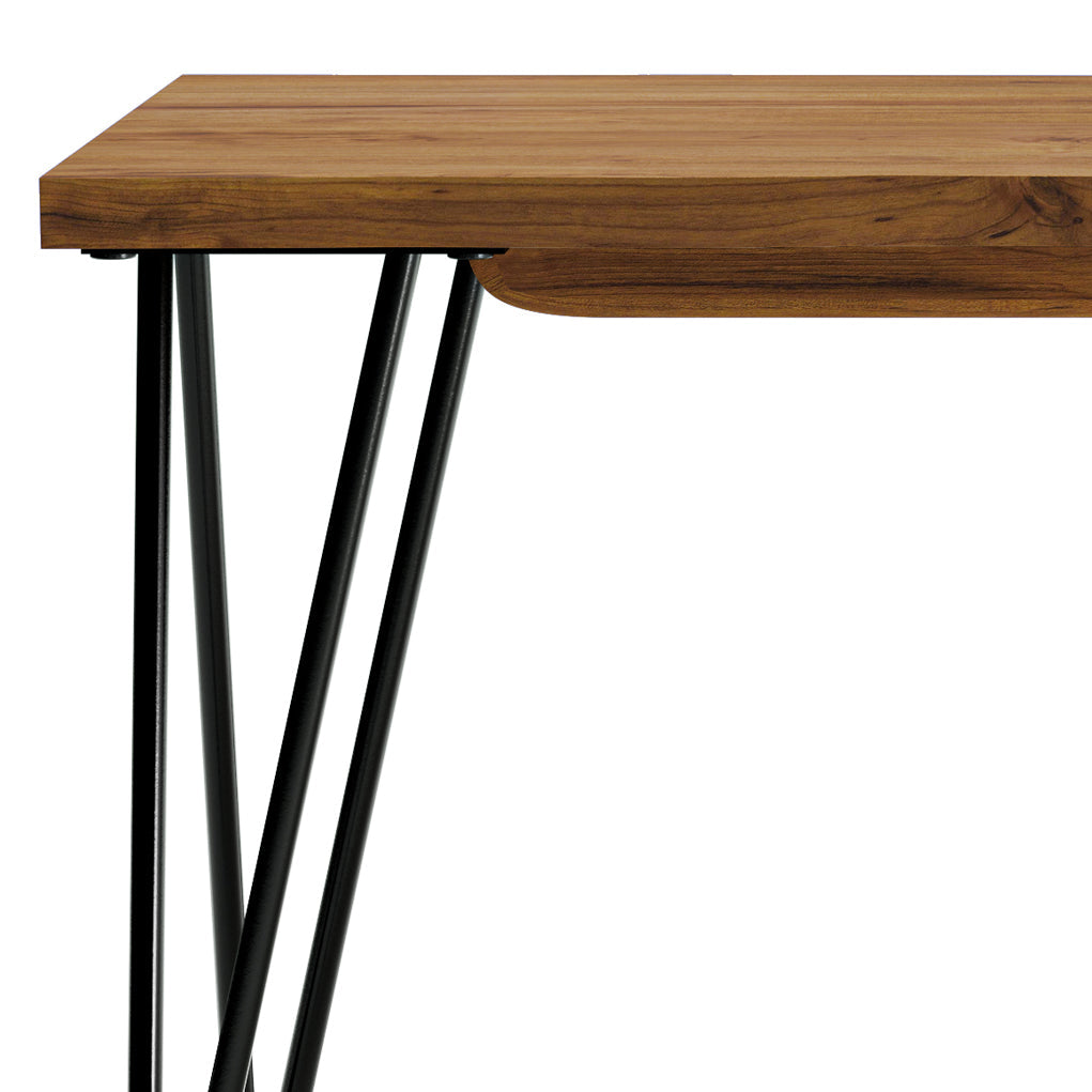 Bench with Hairpin Metal Legs