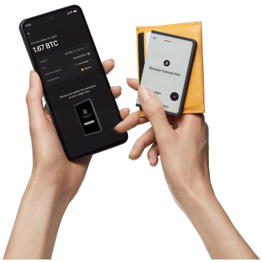Ledger Stax Crypto Digital Wallet