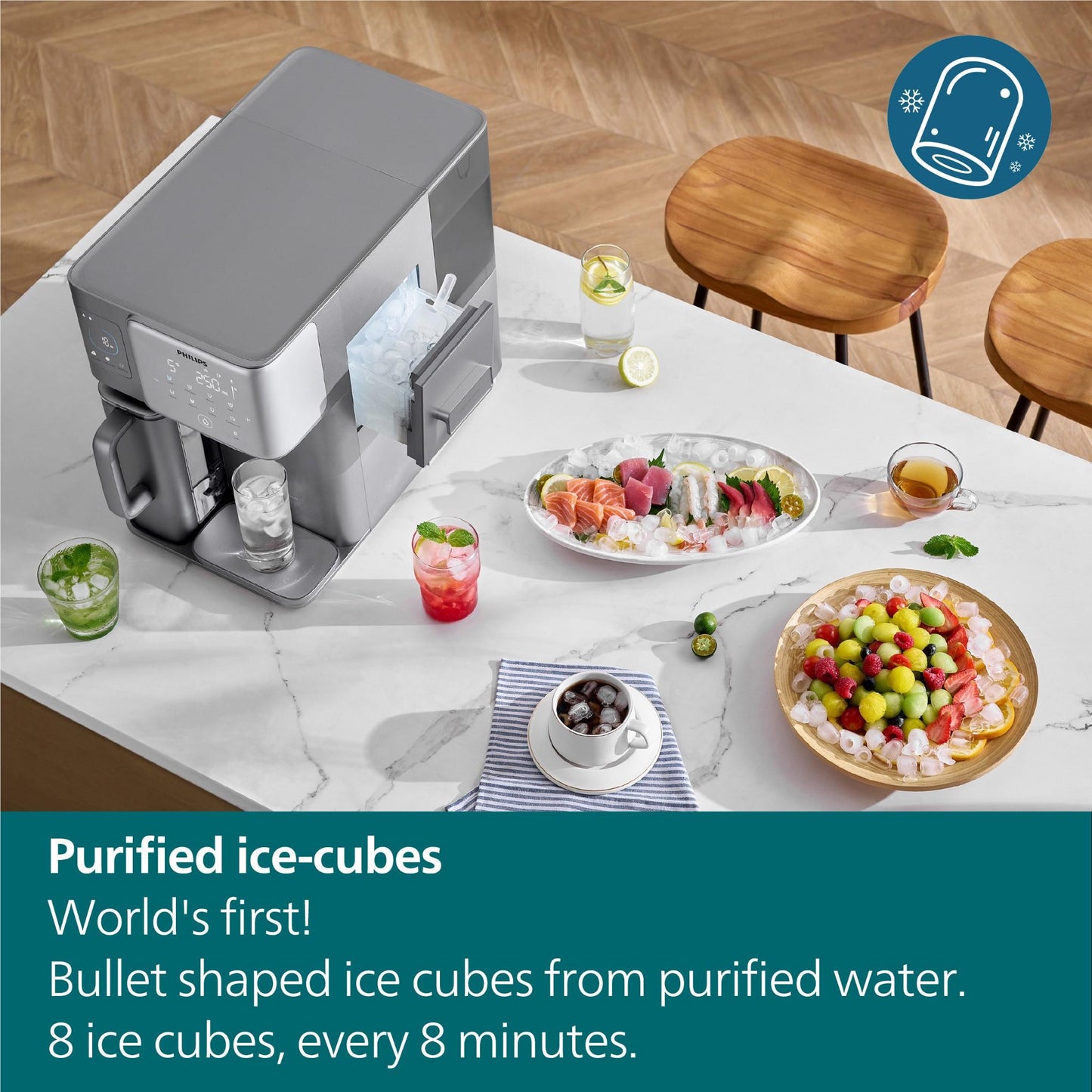 Philips Reverse Osmosis Water Station Hot & Cold & Ice Maker