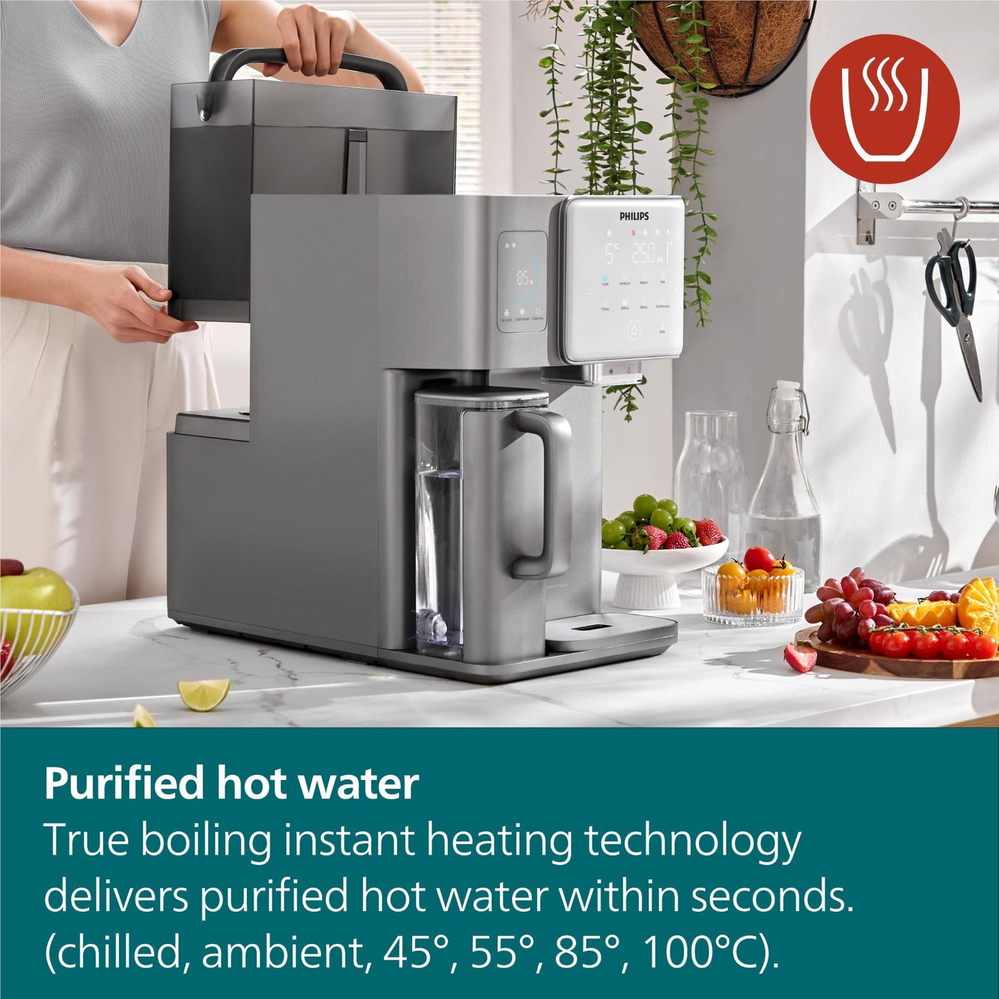 Philips Reverse Osmosis Water Station Hot & Cold & Ice Maker