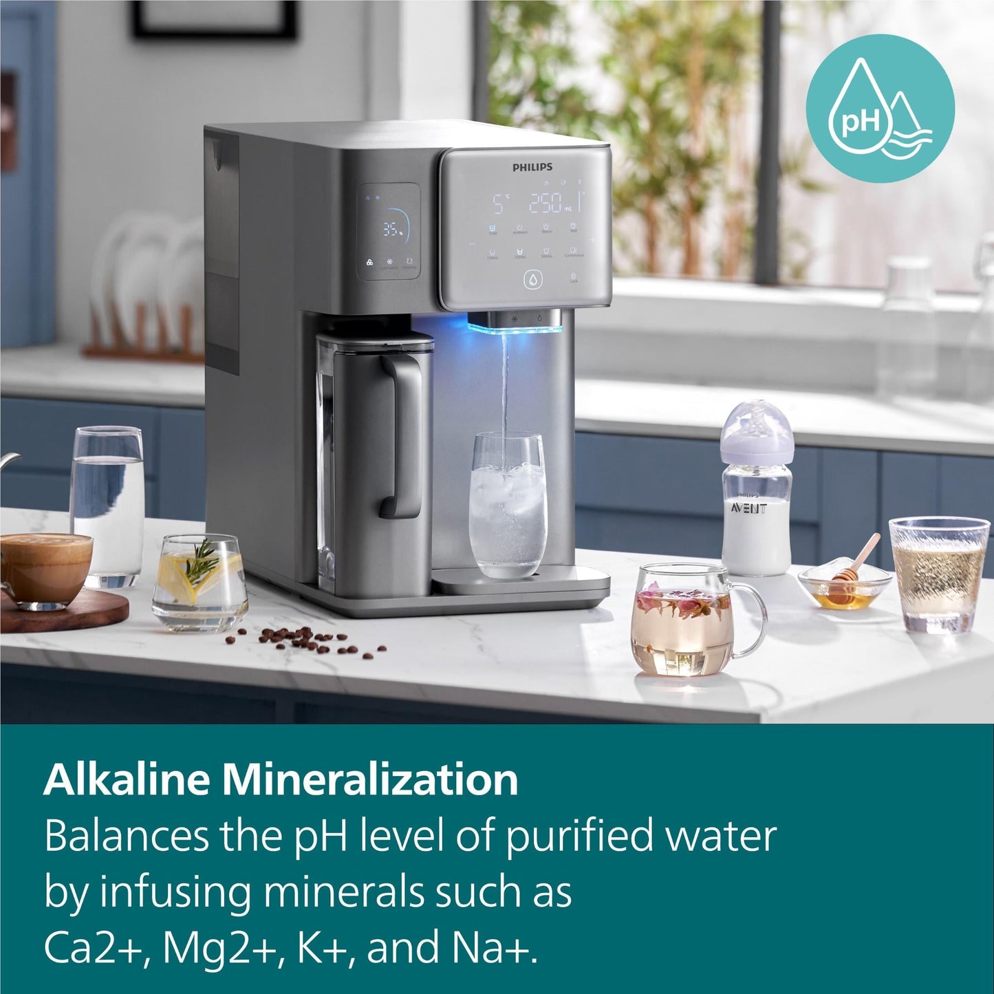 Philips Reverse Osmosis Water Station Hot & Cold & Ice Maker