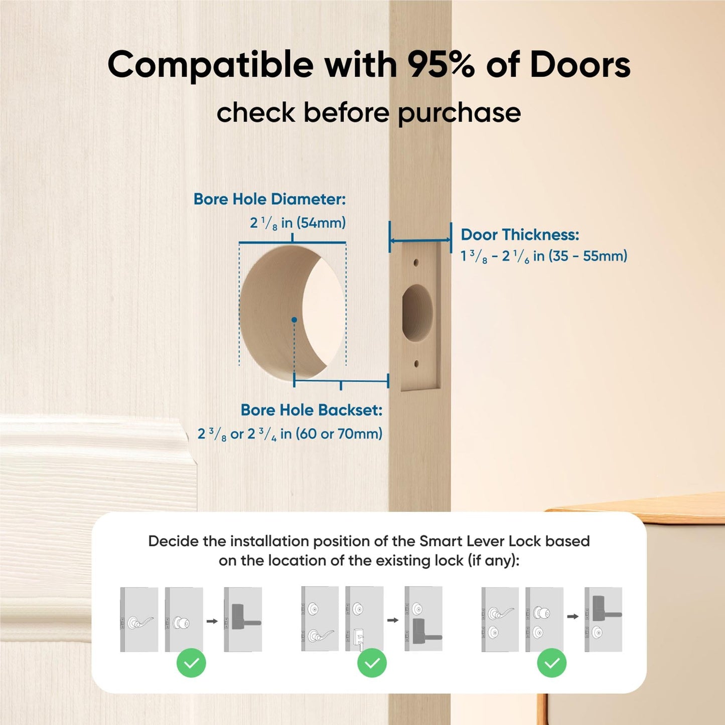 Eufy Smart Lever Lock  C33 (Black)
