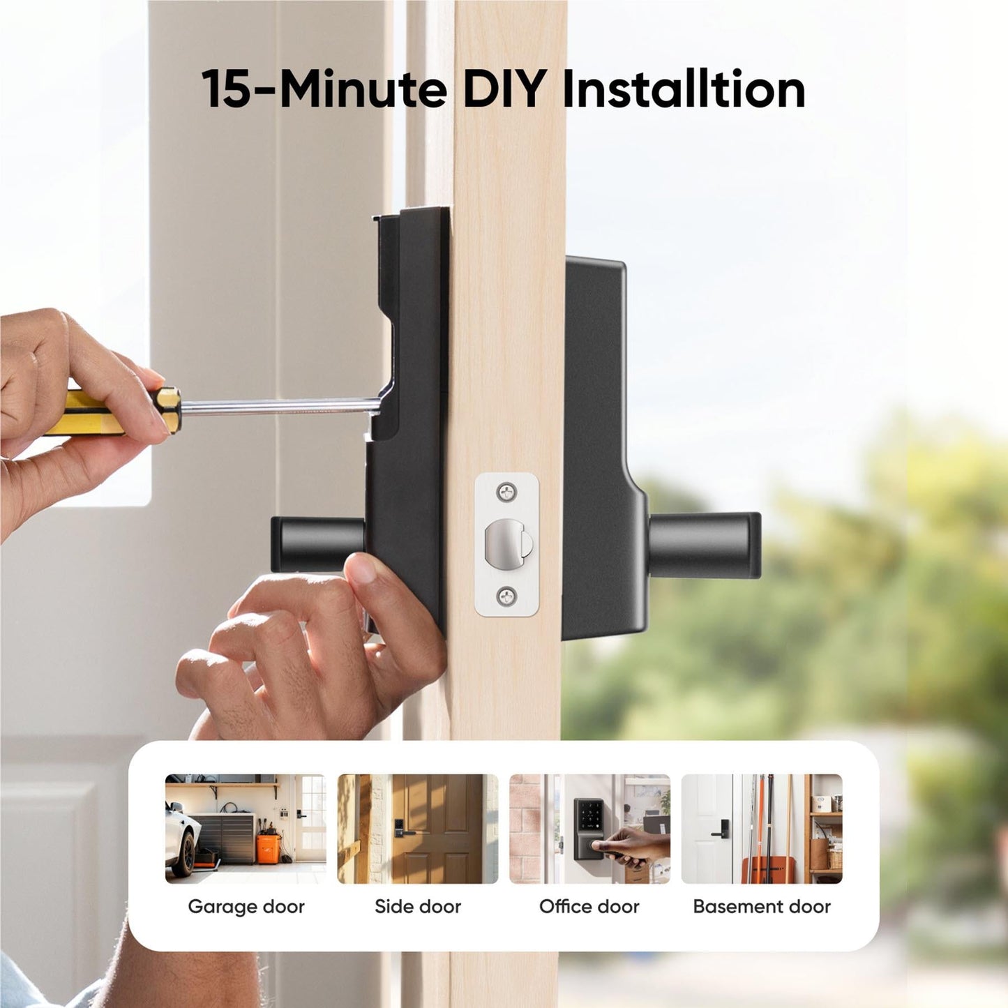 Eufy Smart Lever Lock  C33 (Black)
