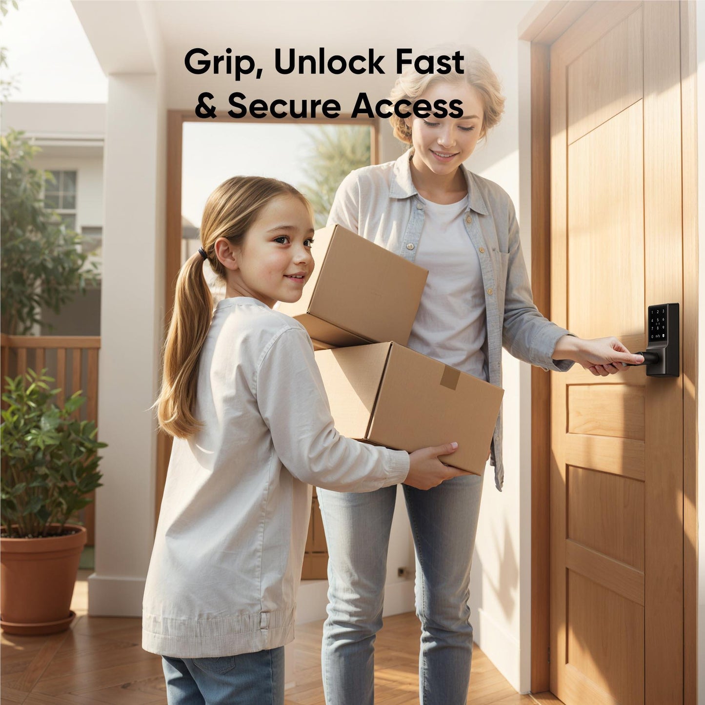Eufy Smart Lever Lock  C33 (Black)