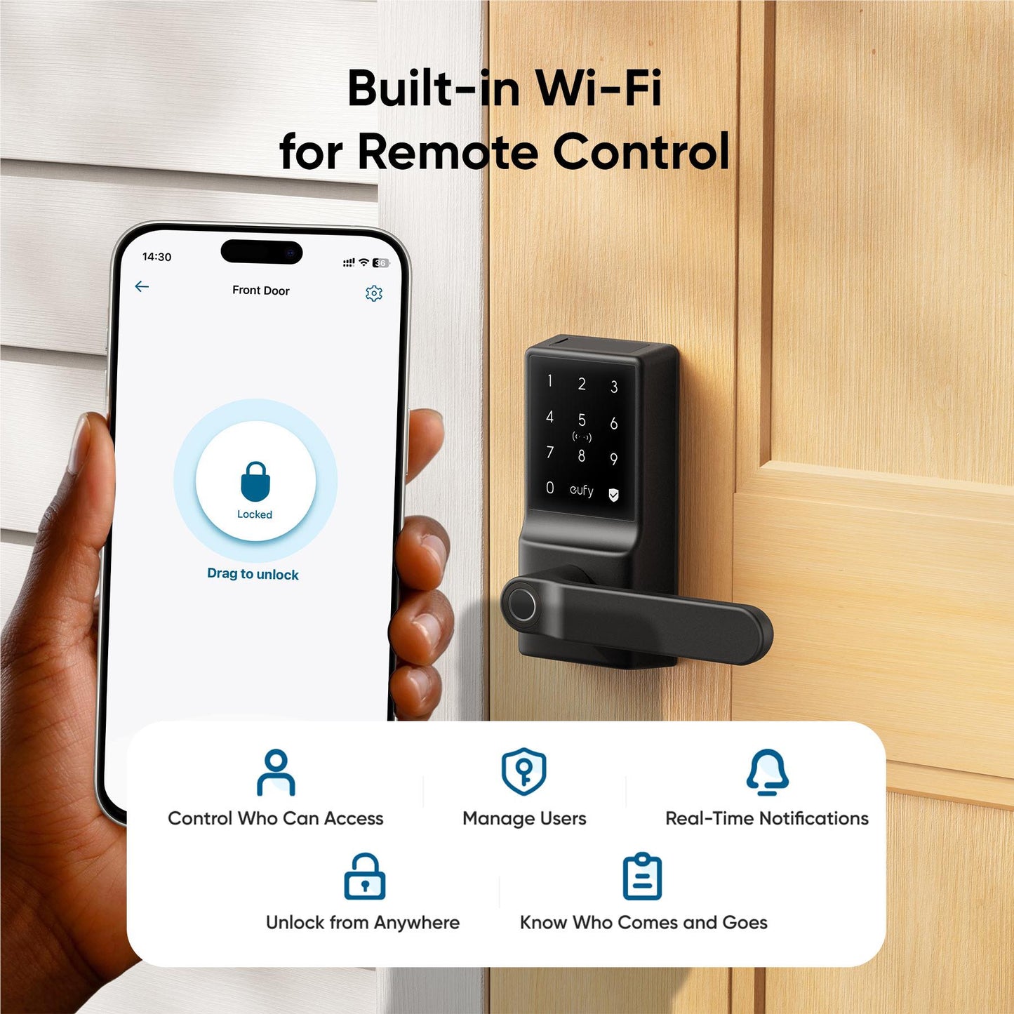 Eufy Smart Lever Lock  C33 (Black)
