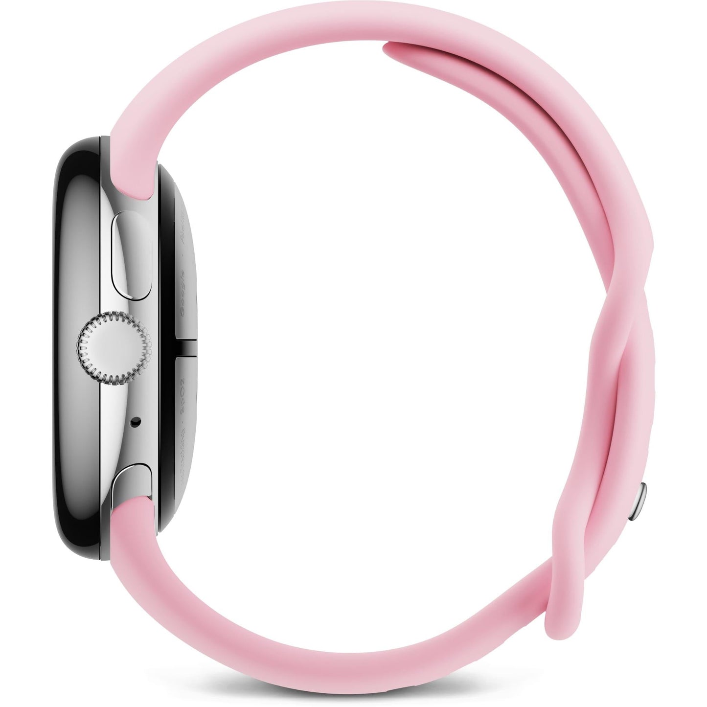 Google Pixel Watch 3 LTE 41mm (Silver with Rose Quartz Active Band)
