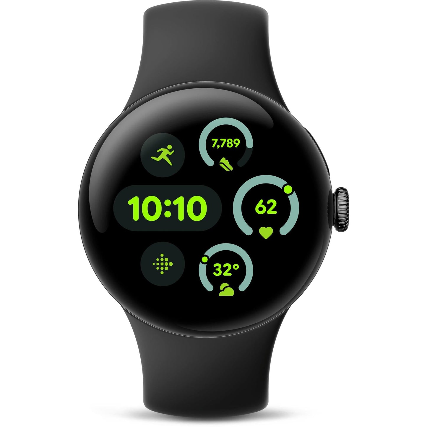 Google Pixel Watch 3 LTE 41mm (Matte Black with Obsidian Active Band)