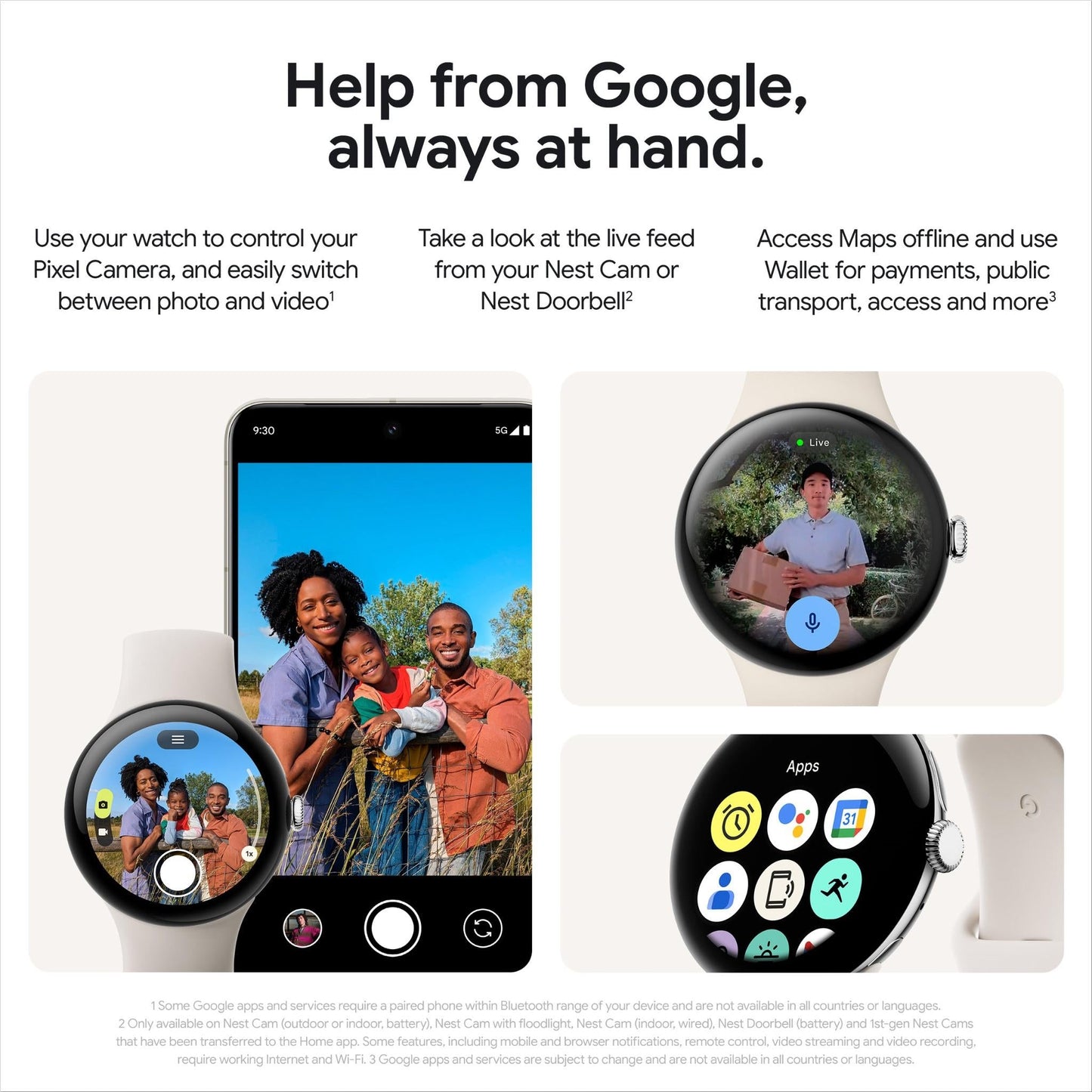 Google Pixel Watch 3 LTE 41mm (Champagne Gold with Hazel Active Band)