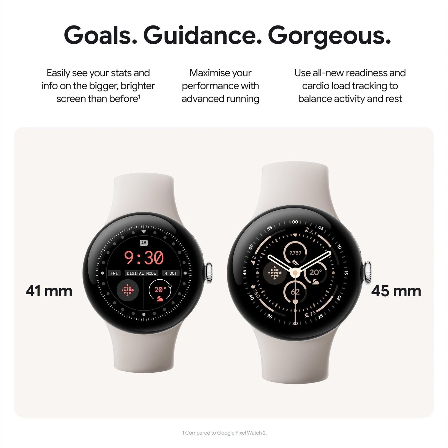 Google Pixel Watch 3 Wi-Fi 45mm (Matte Hazel with Hazel Active Band)